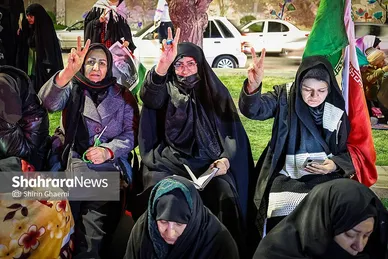 گزارش تصویری | مراسم احیای شب ۱۹ رمضان ۱۴۰۴ در خیابان‌های مشهد - ۲