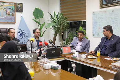 گزارش تصویری | نشست خبری معاون مالی و پشتیبانی شهرداری مشهد