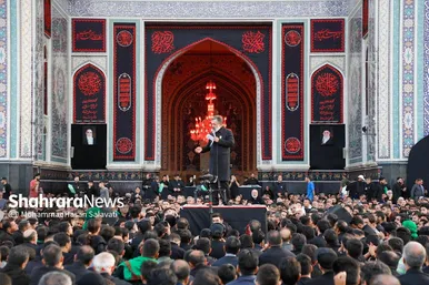 گزارش تصویری | مراسم چهارپایه خوانی شهادت حضرت رضا علیه السلام در حرم مطهر رضوی