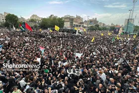 شهدای خدمت در آغوش مشهد