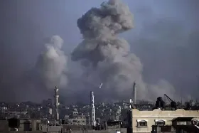 شهادت ۱۰ فلسطینی در بمباران غزه