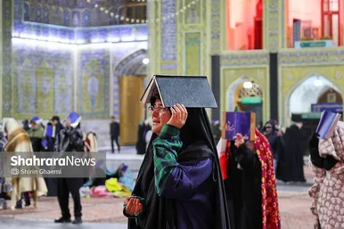 گزارش تصویری | مراسم احیای دومین شب قدر در حرم مطهر امام رضا (ع) -۲