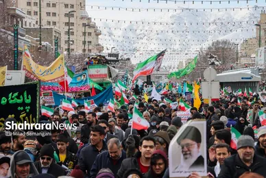 گزارش تصویری | راهپیمایی ۲۲ بهمن ۱۴۰۳ در مشهد