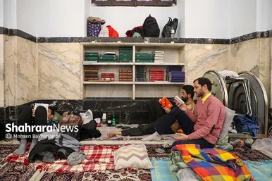 گزارش تصویری | آیین معنوی اعتکاف در حرم مطهر رضوی