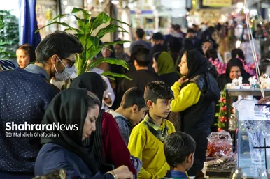 حال و هوای بازار گل مشهد در آستانه عید
