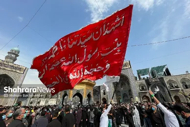 عزاداری روز شهادت امام رضا علیه اسلام در مشهد