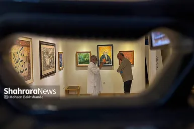 گزارش تصویری | نمایشگاه نقاشی «زیبایی فرّ خداوند است»