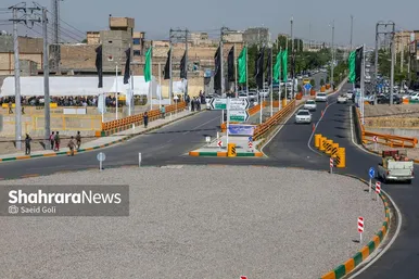 بهره‌برداری از پل دوم و اصلاح هندسی ورودی جاده سرخس به مشهد