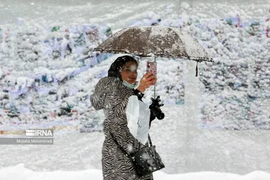 ایران زیباست | بارش برف در رشت