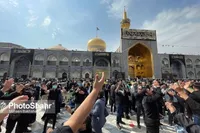 ویدئو| شست‌وشوی رواق دارالذکر حرم مطهر رضوی