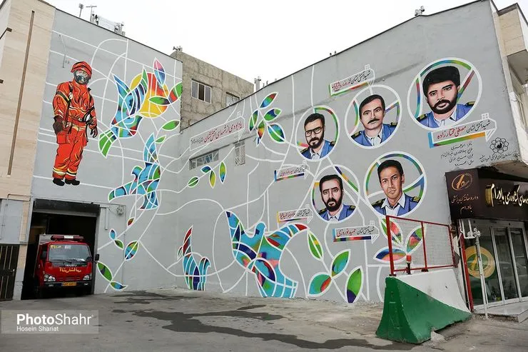«روشنایی شهر» روی دیوار‌های شهر