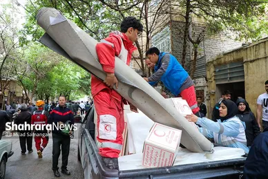 عکس‌هایی از خیابان سپاه در محله سیدی مشهد ۴۸ ساعت پس از سیل