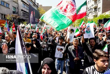 گزارش تصویری | مراسم اربعین رهبر شهید انقلاب در تهران