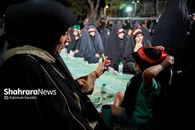 گزارش تصویری | برپایی سفره حضرت رقیه(س) در مشهد
