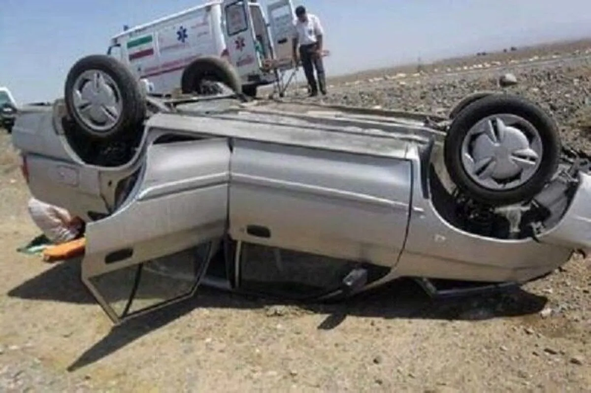 واژگونی خودرو در جاده مشهد- تربت حیدریه با هشت مصدوم (۱۱ تیر ۱۴۰۳)