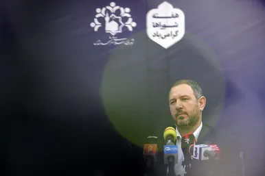 نشست خبری موسی الرضا حاجی بگلو سخنگوی شورای اسلامی شهر مشهد