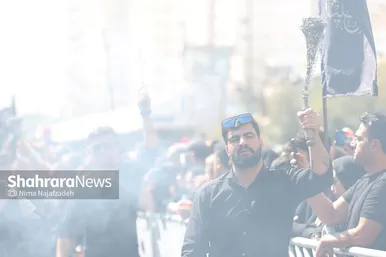 عزاداری شهادت امام رضا(ع) درخیابان های منتهی به حرم مطهر