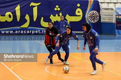 گزارش تصویری | لیگ برتر فوتسال بانوان | مسابقه فوتسال دائم پناه مشهد و استقلال تهران
