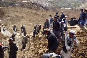 رانش زمین در نورستان افغانستان جان ۲۱ تن را گرفت