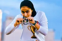 درخشش «سارا دیدار» در اولین بازی «خاتون بم» در لیگ قهرمانان زنان آسیا | «دیدار» آسیایی
