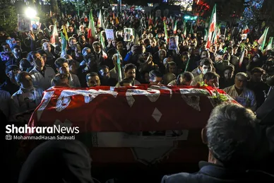 گزارش تصویری | وداع با پیکر مطهر پرستار شهید «حسین عشقی» در مشهد