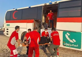 انحراف اتوبوس حامل زائران ایرانی در عراق| ۴۳ نفر مصدوم شدند (۲۴ مرداد ۱۴۰۴)