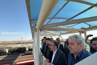 بازدید استاندار خراسان رضوی از گمرک سنگ‌بست ایستگاه شهید مطهری مشهد