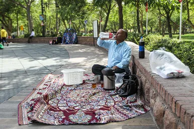  گرمای هوا در مشهد