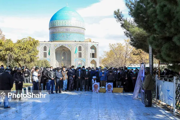 تشییع پیکر مرحوم «محمدحسن راستگو» در مشهد + تصاویر