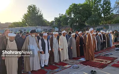 نماز عید سعید فطر مهاجران افغانستانی در محله گلشهر