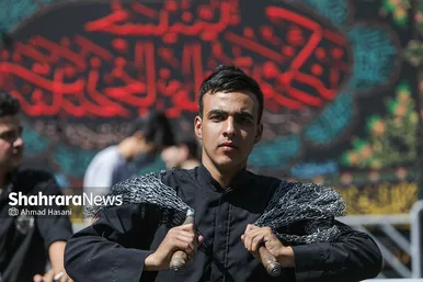 مراسم عزاداری رحلت رسول اکرم(ص) و شهادت امام حسن مجتبی(ع) در مشهد