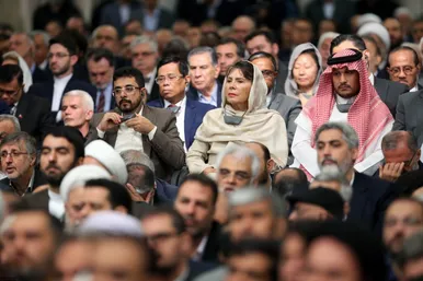 عکس‌هایی از مراسم تنفیذ مسعود پزشکیان (۷ مرداد ۱۴۰۳)