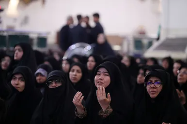 مراسم احیای ناشنوایان در حرم مطهر امام رضا(ع) 
