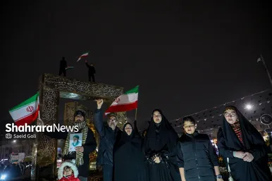 گزارش تصویری | مشهد ایستاده در کنار مدافعان وطن
