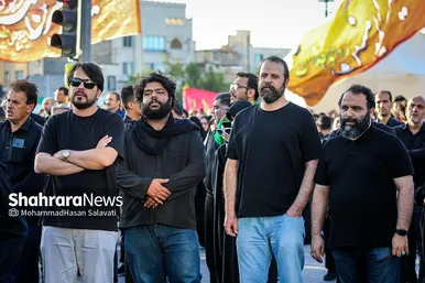 تصاویری از آئین خیمه سوزان عصر عاشورا در مشهد