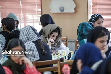 گزارش تصویری | مسابقات کشوری شطرنج دختران در مشهد