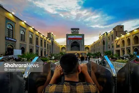 گزارش تصویری | حال و هوای حرم مطهر رضوی در شب عید سعید غدیر خم
