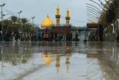 ویدئو | بارش رحمت الهی در بین‌الحرمین (۱۳ مهر ۱۴۰۵)