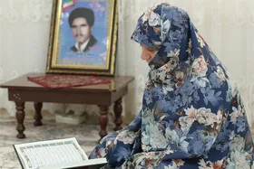 گفتگو با همسر شهیدی که کلیددار حسینیه بهادرخان است
