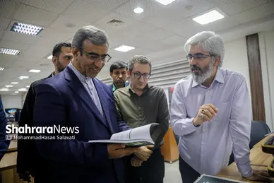 بازدید استاندار خراسان رضوی از موسسه فرهنگی شهرآرا