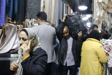 بازار تهران در آستانه سال نو