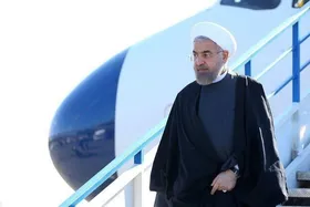 &nbsp;دکتر روحانی وارد اردبیل شد