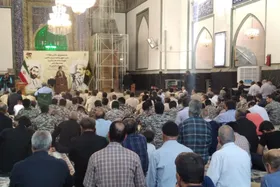 مراسم چهل و دومین سالگرد شهیدان رجایی و باهنر در حرم رضوی برگزار شد