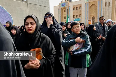 گزارش تصویری | عزاداری شهادت رهبر معظم انقلاب اسلامی در میدان شهدا مشهد