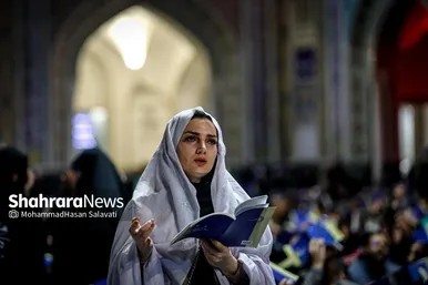 گزارش تصویری | مراسم احیای اولین شب قدر در حرم مطهر امام رضا (ع)