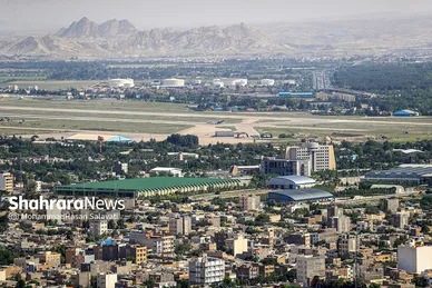تصاویر هوایی از شهر مشهد و حرم مطهر رضوی