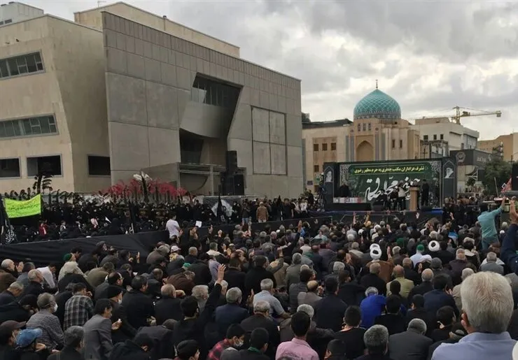 اجتماع بزرگ صادقیون در میدان شهدای مشهد برگزار شد + فیلم