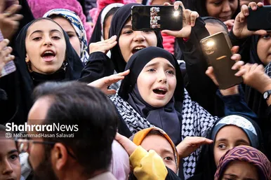 اجتماع مردمی عاشقان مبارزه با اسرائیل در مشهد