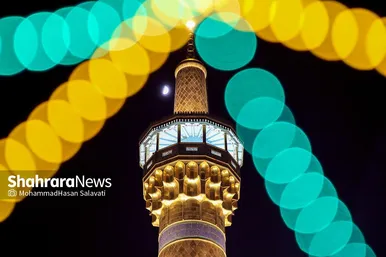 چراغانی و گل آرایی حرم مطهر رضوی در دهه کرامت