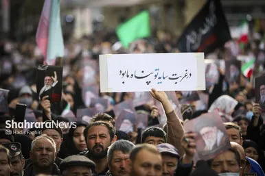 گزارش تصویری | اجتماع مهاجران افغانستانی در سوگ امام امت در محله گلشهر مشهد